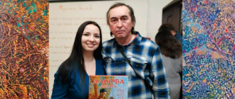 Алсу Губаева и художник Анвар Сайфутдинов